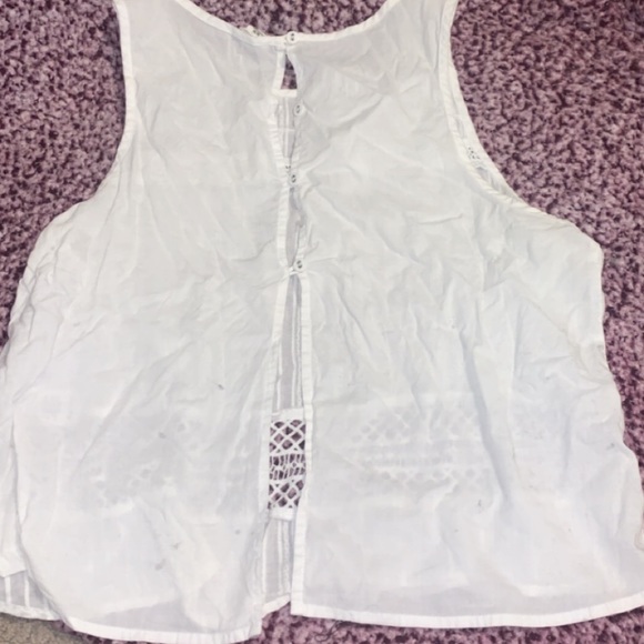 White summer tank top - Picture 3 of 4